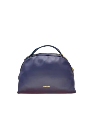 BORSA SEXY IN VITELLO NAPPATO klein blu